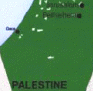 Diese Karte zeigt den Landverlust der Palästinenser in den letzten Jahren